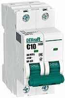 Выключатель автоматический DEKraft ВА-103 2п 10А C 6кА картинка